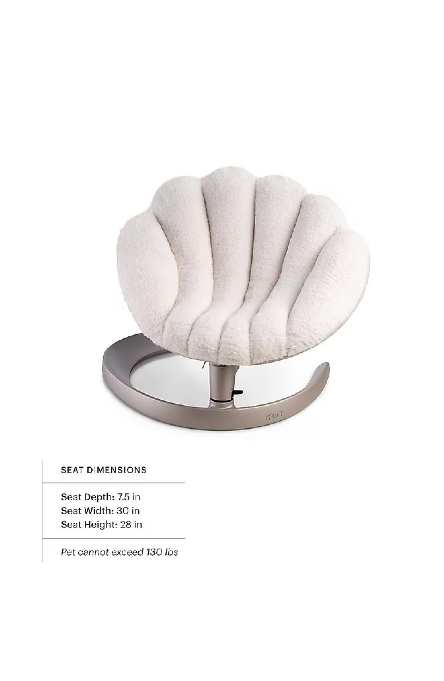 Tavo Shell Pet Bed and Swaying Lounger