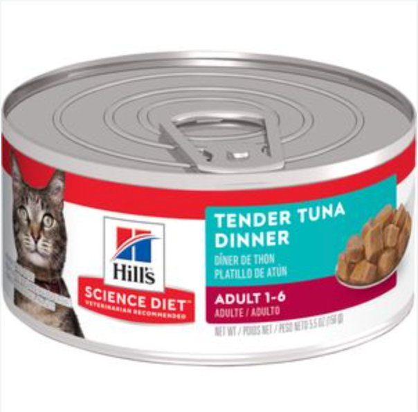 Hill's Science Diet Adult Canned Cat Food, Tender Dinners 5.5 oz