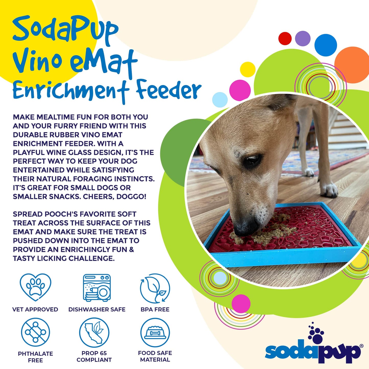 Vino Design eMat Enrichment Lick Mat