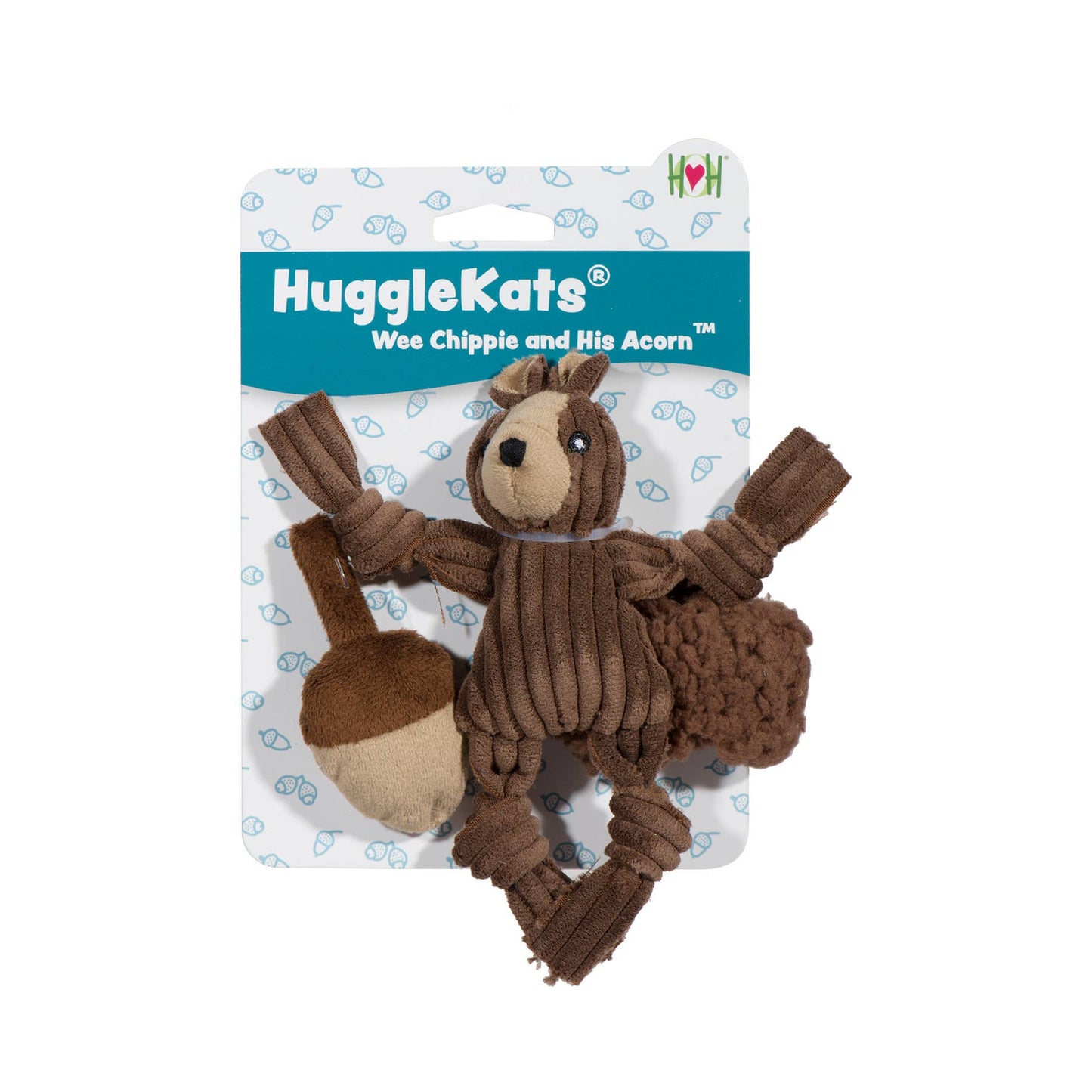 HuggleKats® Wee Chippie and His Acorn Cat Toys Set