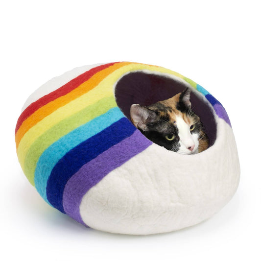 Rainbow Eco Kitty Cave - Cat Cave