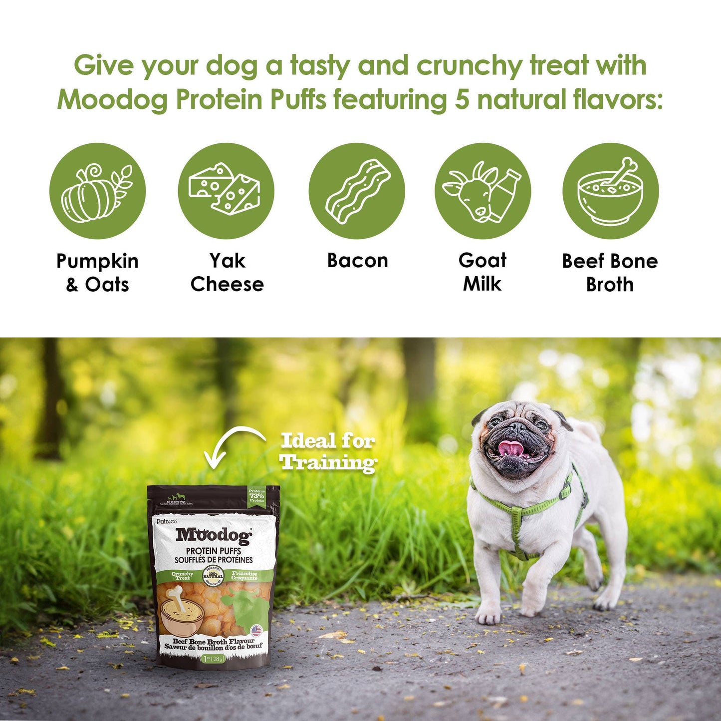 Moodog Protein Puffs