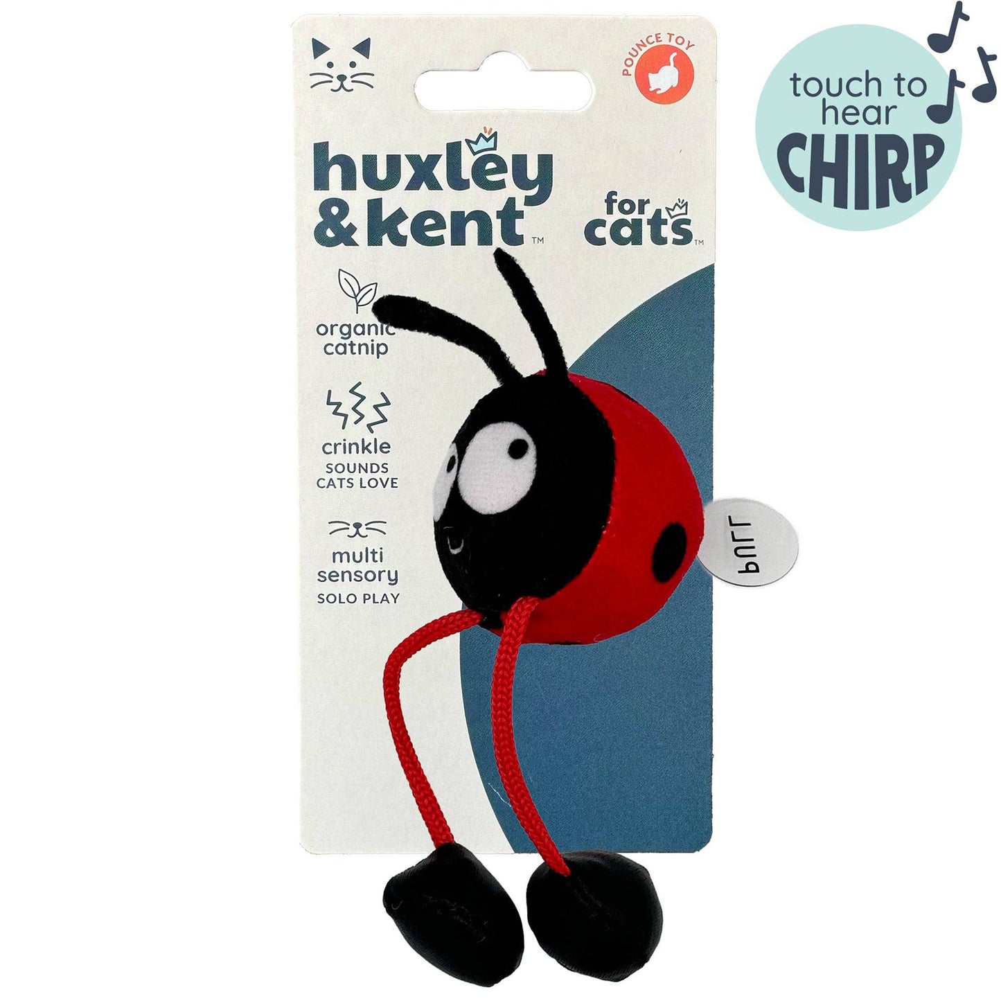 Ladybug Chirpy Cat Toy