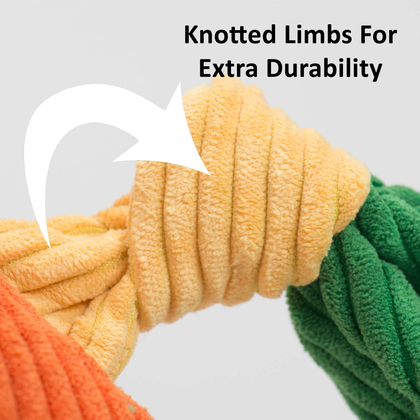 Nibblet Anteater Knottie® Plush Dog Toy