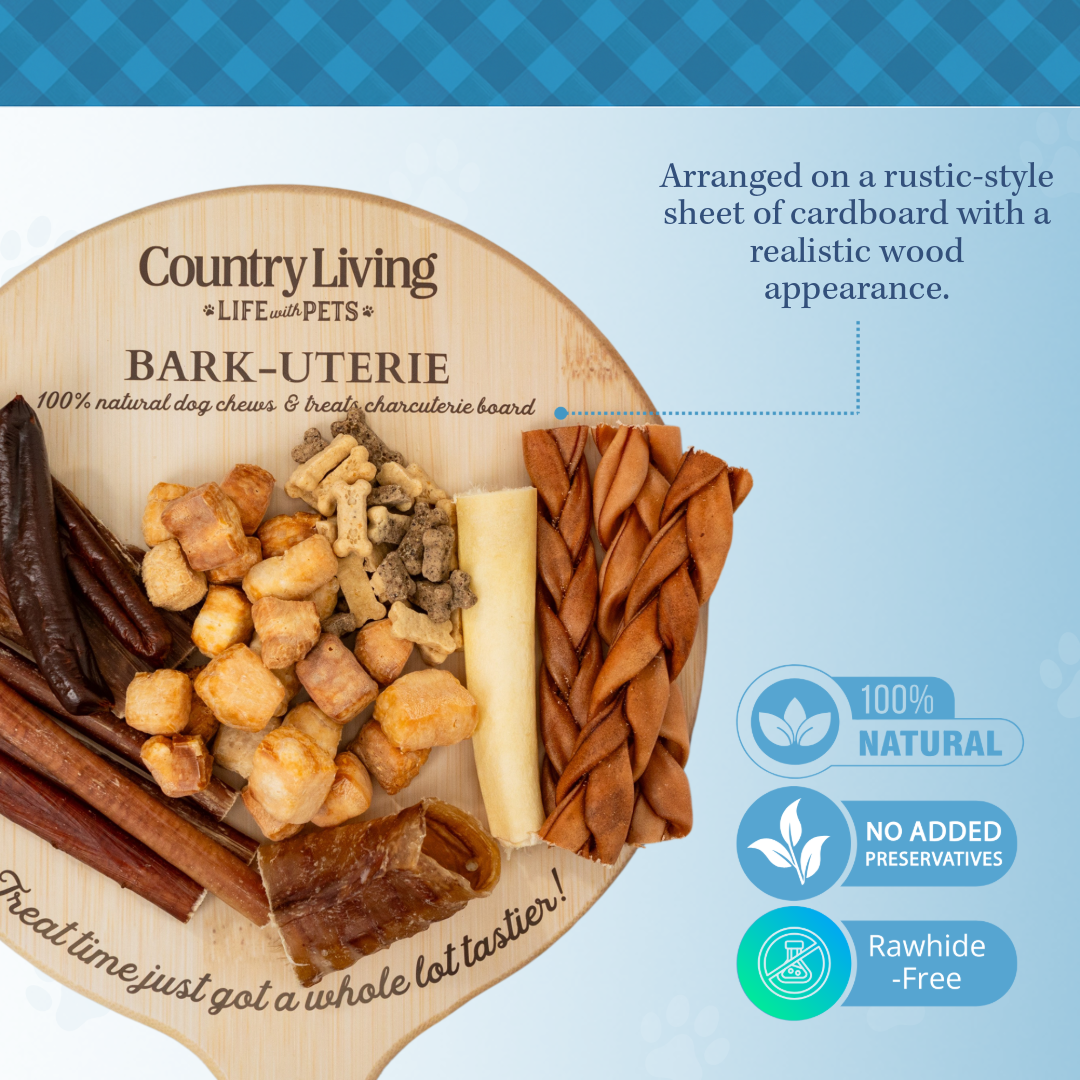 Bark-Uterie Board –  Charcuterie-Inspired Natural Dog Treats