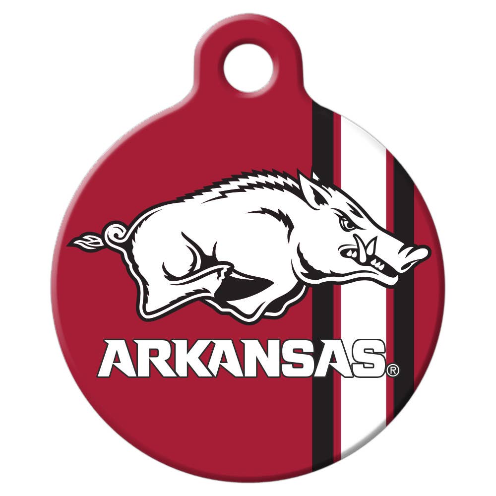 University of Arkansas - Stainless Steel Dog Tag