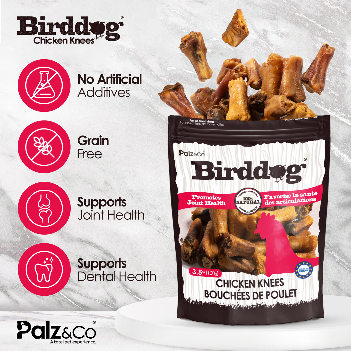 Birddog Chicken Necks - 3.5 oz (100g)