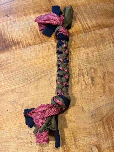 Upcycled Dog Tug Toys