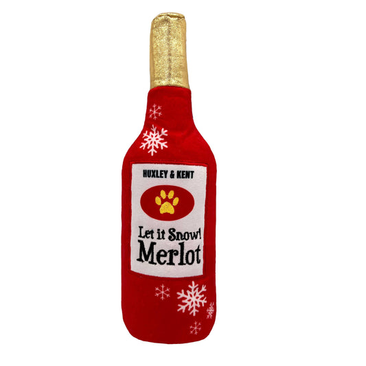 Let It Snow Merlot Dog Toy