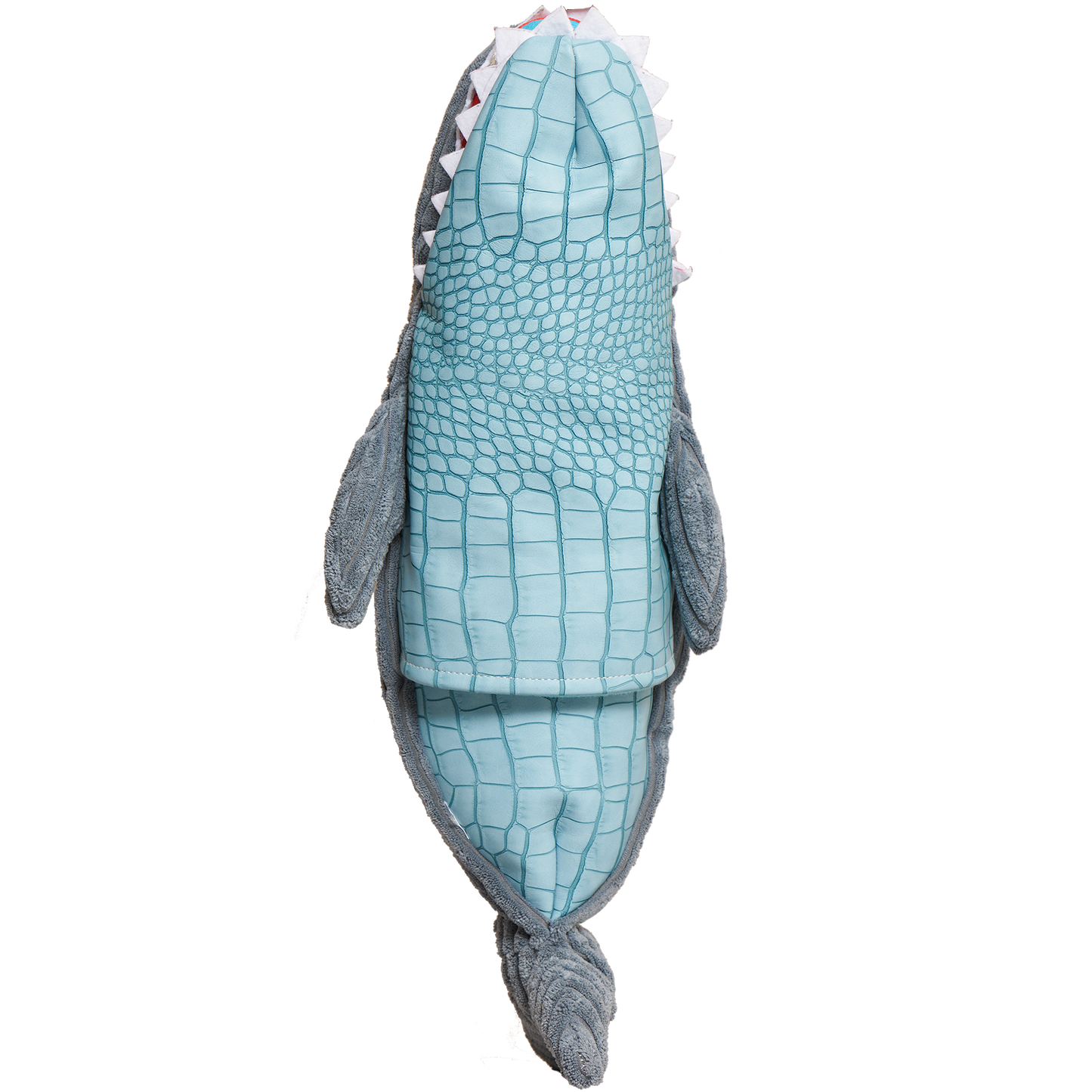 HuggleSnuffles™ Chomp & Chase — Finn Shark Puppet + Ruff-Tex® Beach Ball