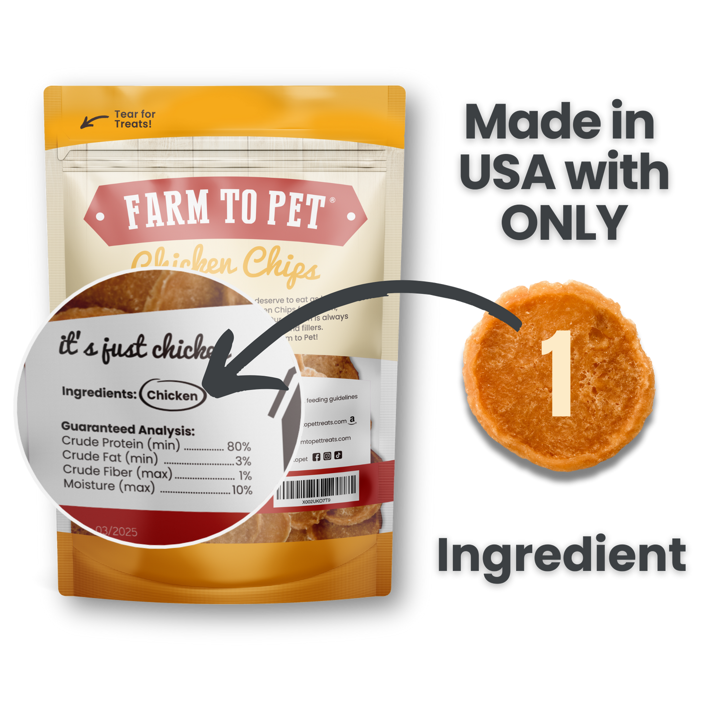 Chicken Chips Dog Treats