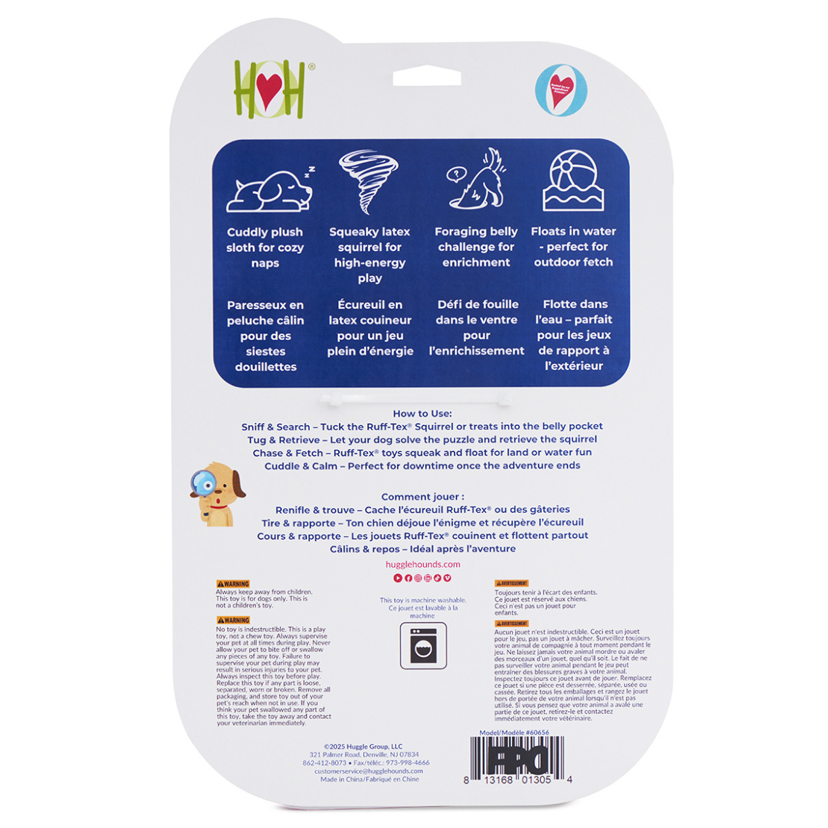 HuggleSnuffles™ Snuggles & Zoom™Enrichment Toy