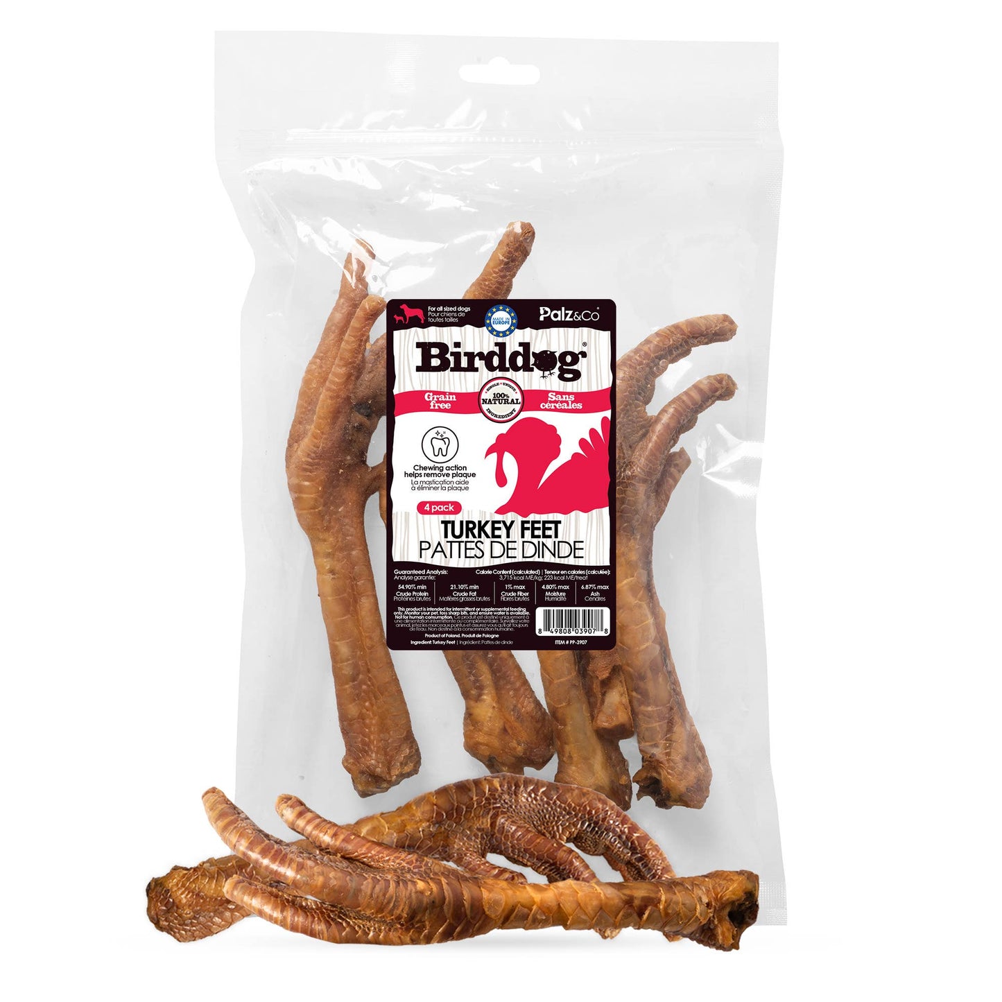 Birddog Turkey Feet - Pack of 4
