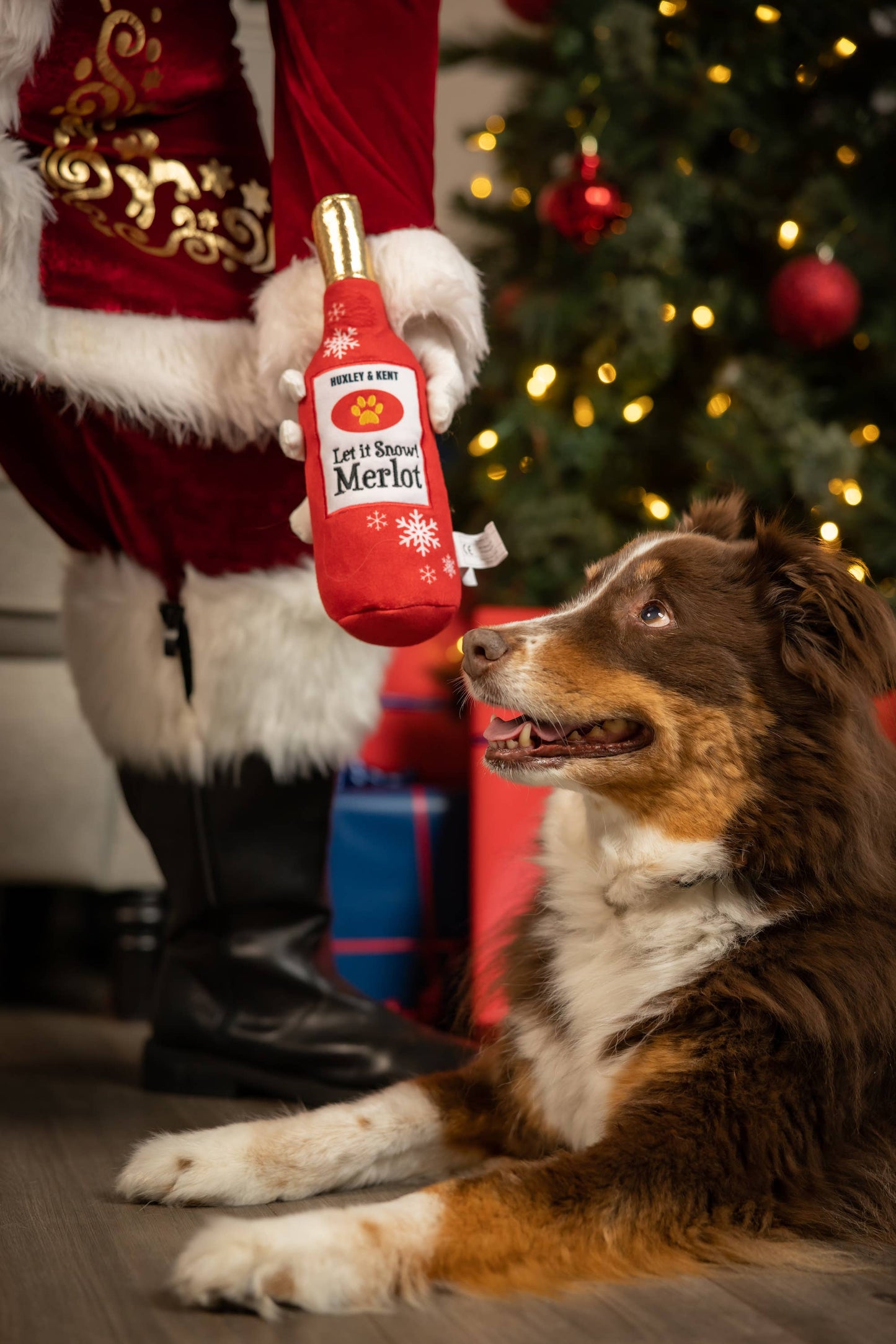 Let It Snow Merlot Dog Toy