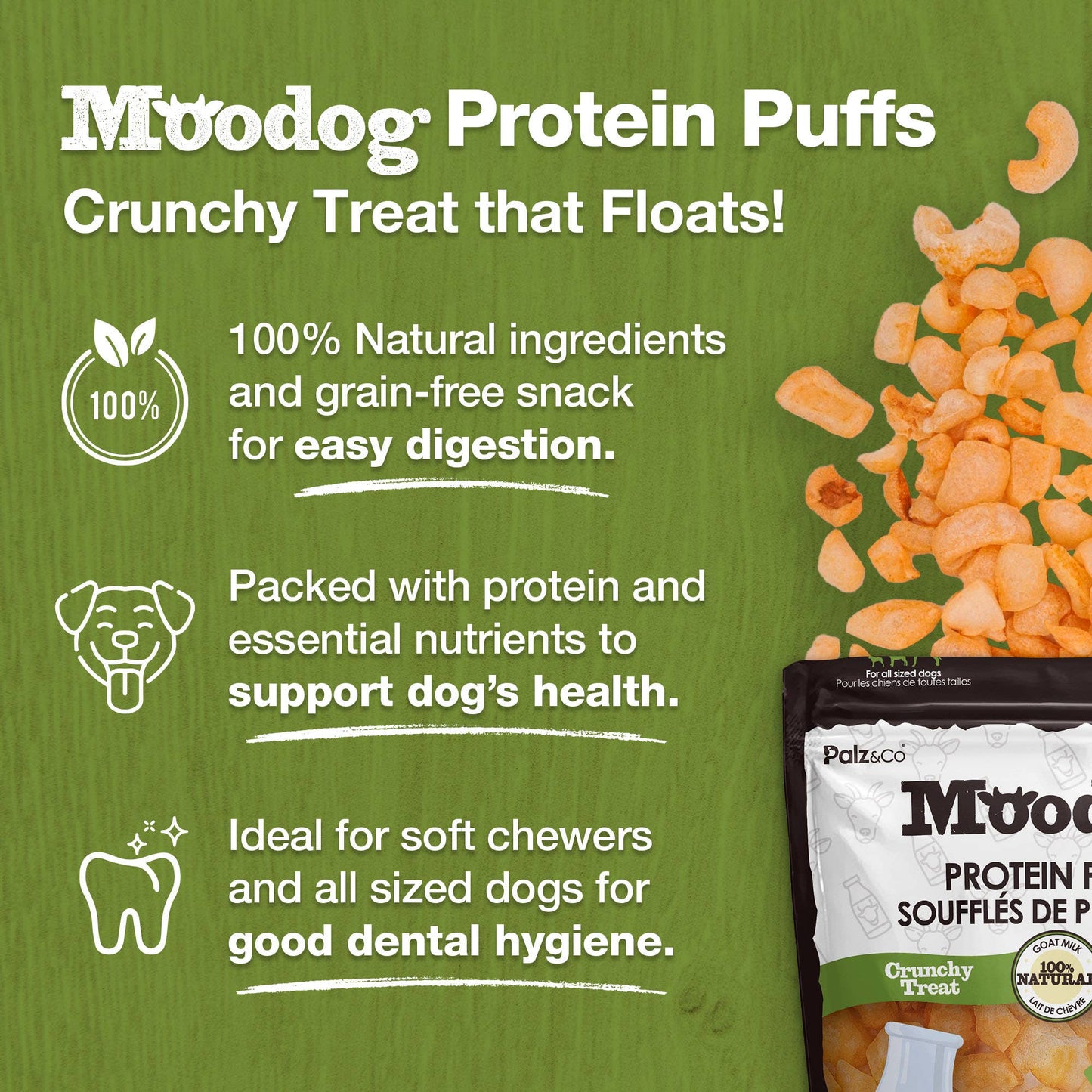 Moodog Protein Puffs