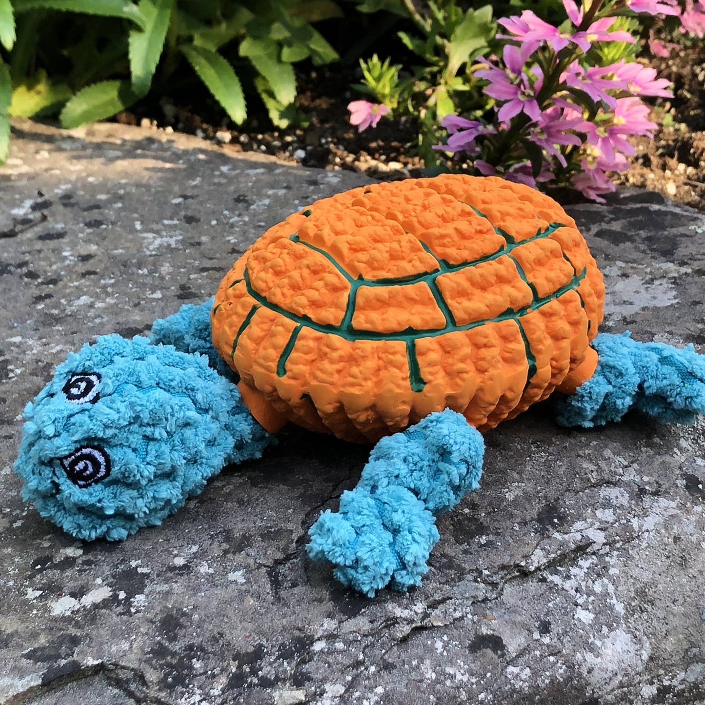 Dude Turtle Huggle-Fusion­® Dog Toy