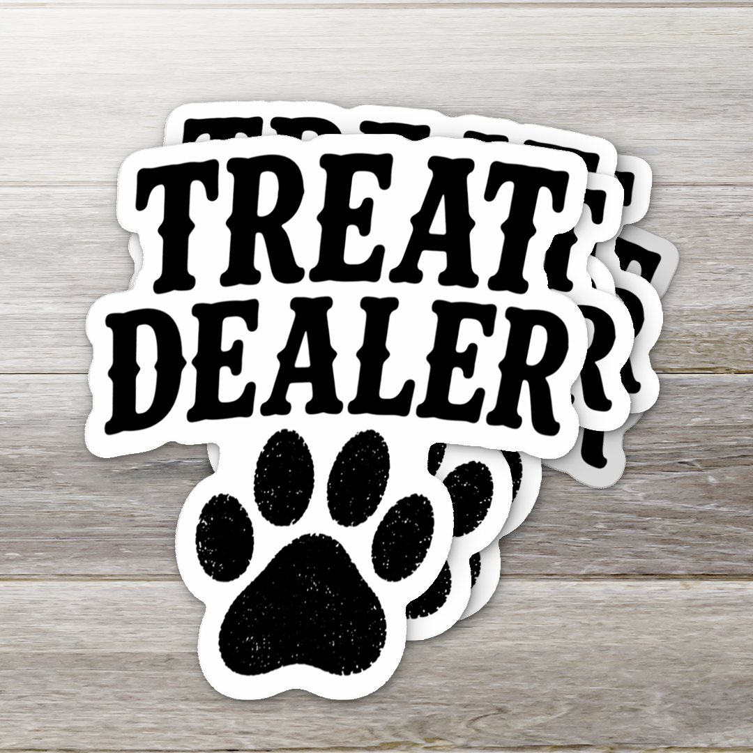 Treat Dealer Funny Dog / Cat Lover Sticker