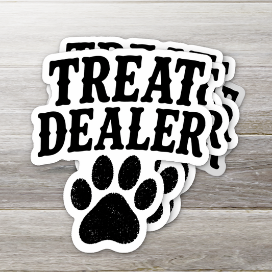 Treat Dealer Funny Dog / Cat Lover Sticker