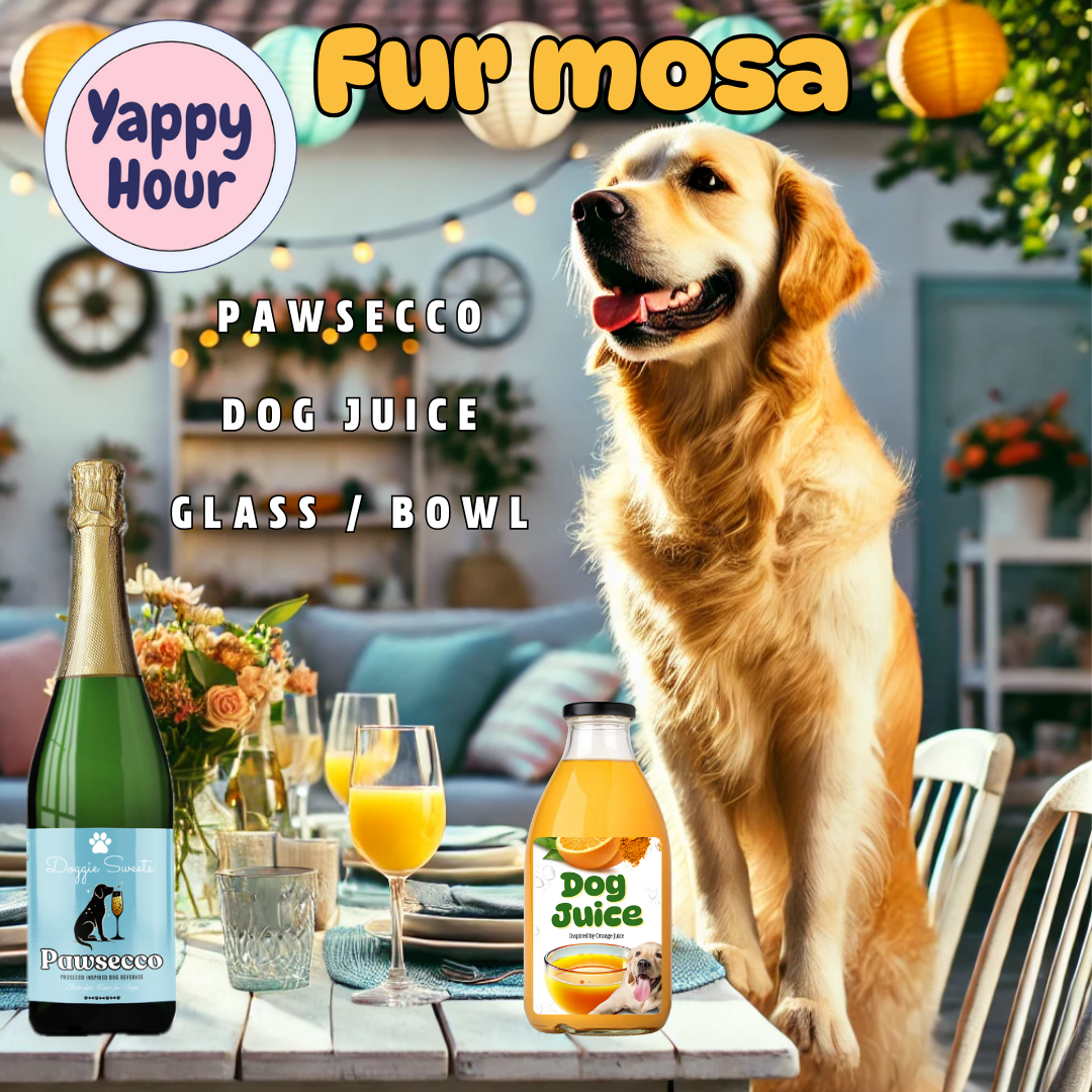 "Fur-Mosa" Mimosa Kit for Dogs | 6ct
