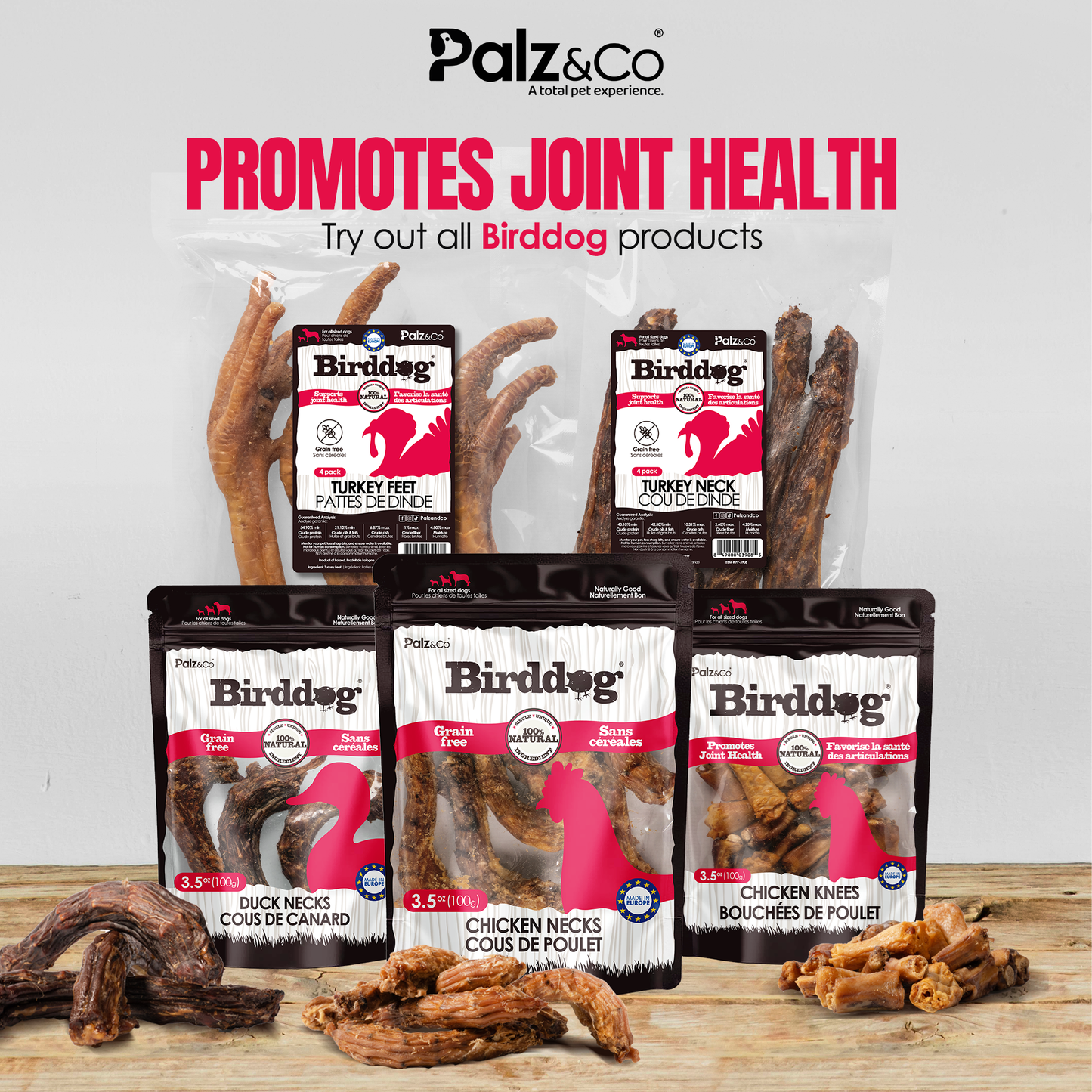 Birddog Turkey Feet - Pack of 4