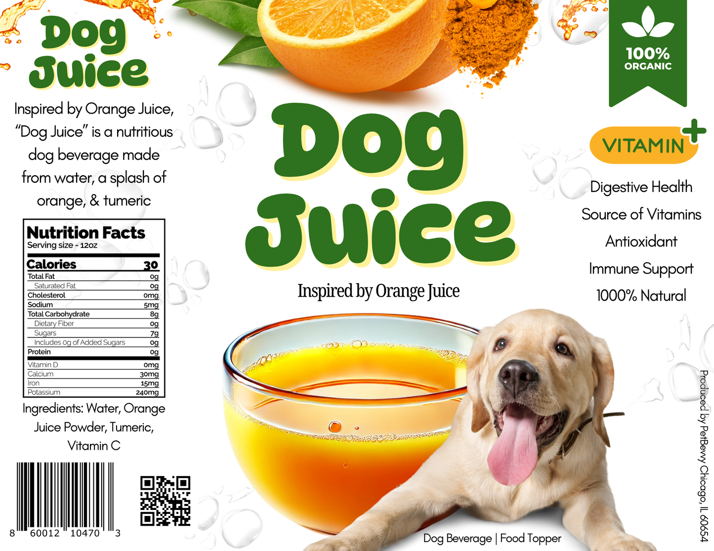 "Fur-Mosa" Mimosa Kit for Dogs | 6ct