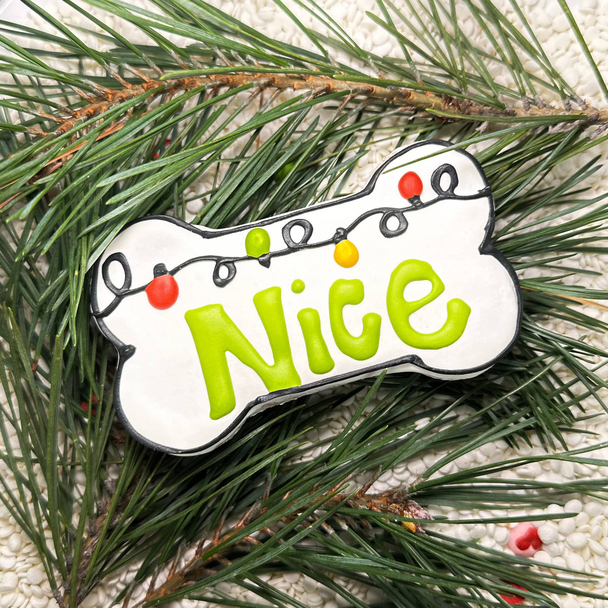 Dog Cookie Christmas Nice Bone