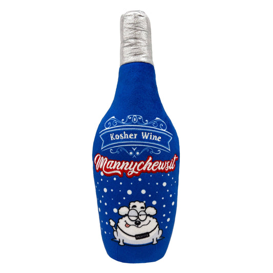 Mannychewsit Wine Dog Toy (Double Sided)