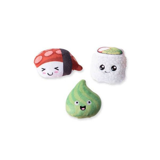 3 Piece Small Dog Toy Set - Sushi