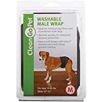 Washable Male Dog Wrap by Clean Go