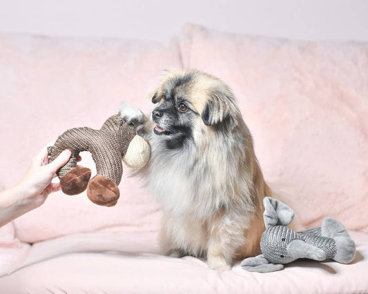 Woven Monkey Dog Toy