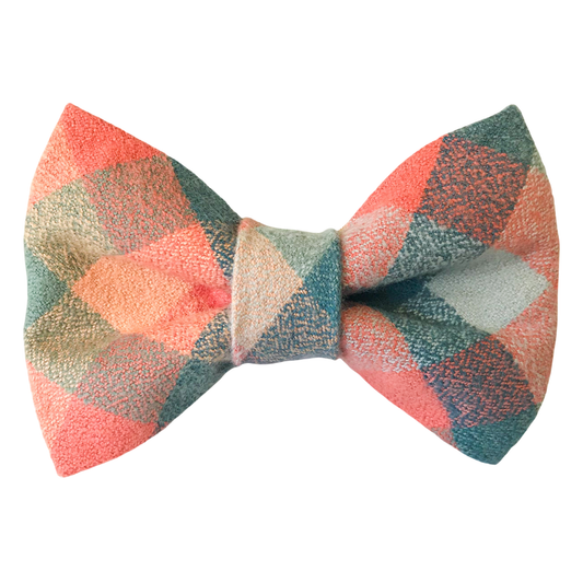 Sundance Plaid Flannel Pet Bow Tie