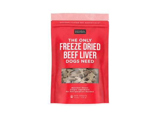 The Only Freeze Dried Beef Liver Dogs Need