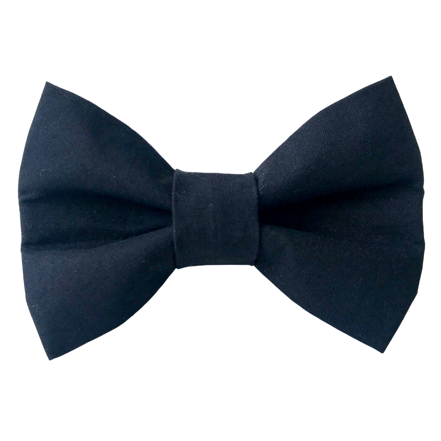 Solid Black Pet Bow Tie